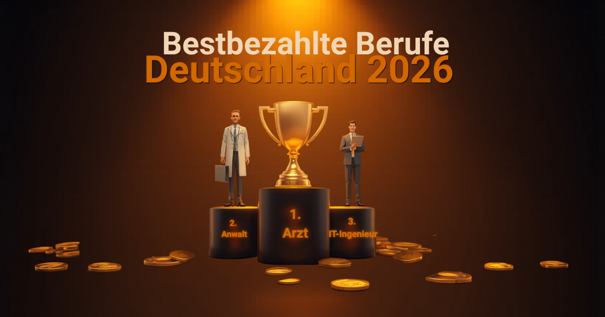 Bestbezahlte Berufe in Deutschland 2026 — Mit und ohne Studium