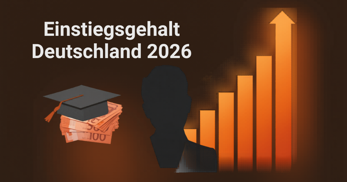 Einstiegsgehalt in Deutschland 2026: So viel verdienen Berufseinsteiger